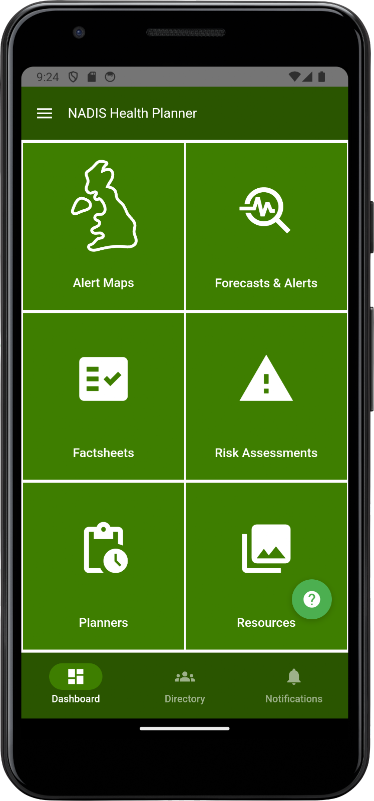 NADIS Health Planner Mobile App